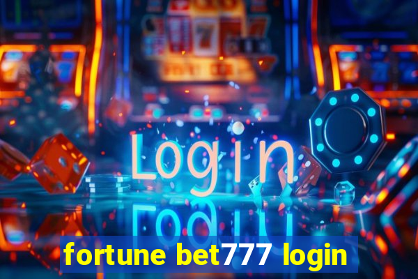 fortune bet777 login